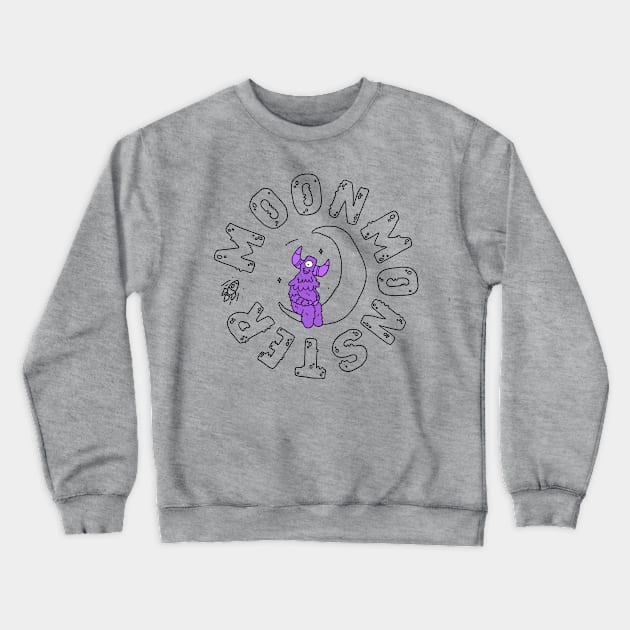 Moonmonster - Moon Sweetie Crewneck Sweatshirt by gocomedyimprov